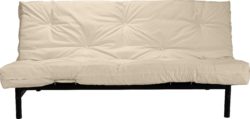 ColourMatch - Clive - 2 Seater - Futon - Sofa Bed - Cotton Cream
